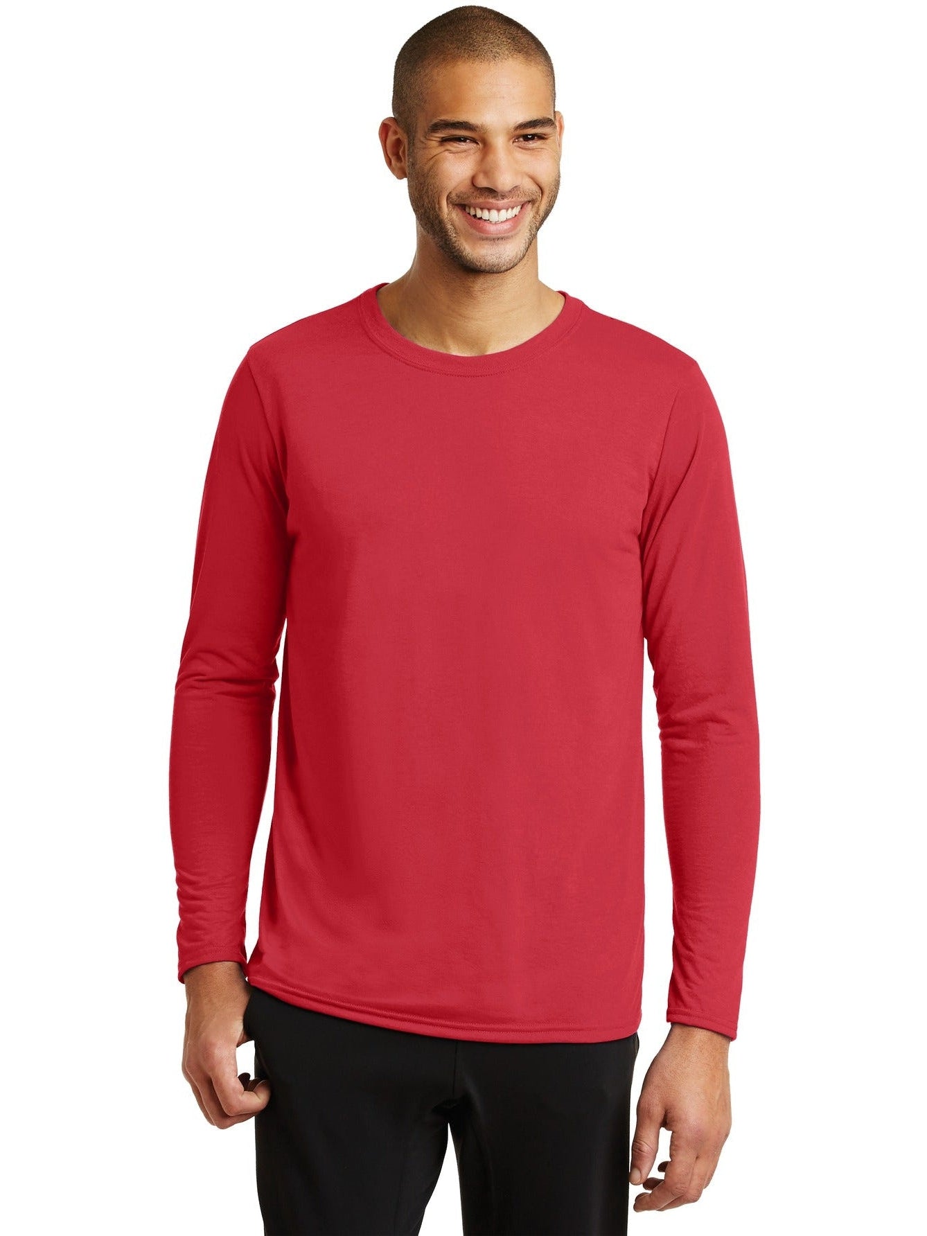 no-logo Gildan Performance Long Sleeve T-Shirt-Regular-Gildan-Thread Logic