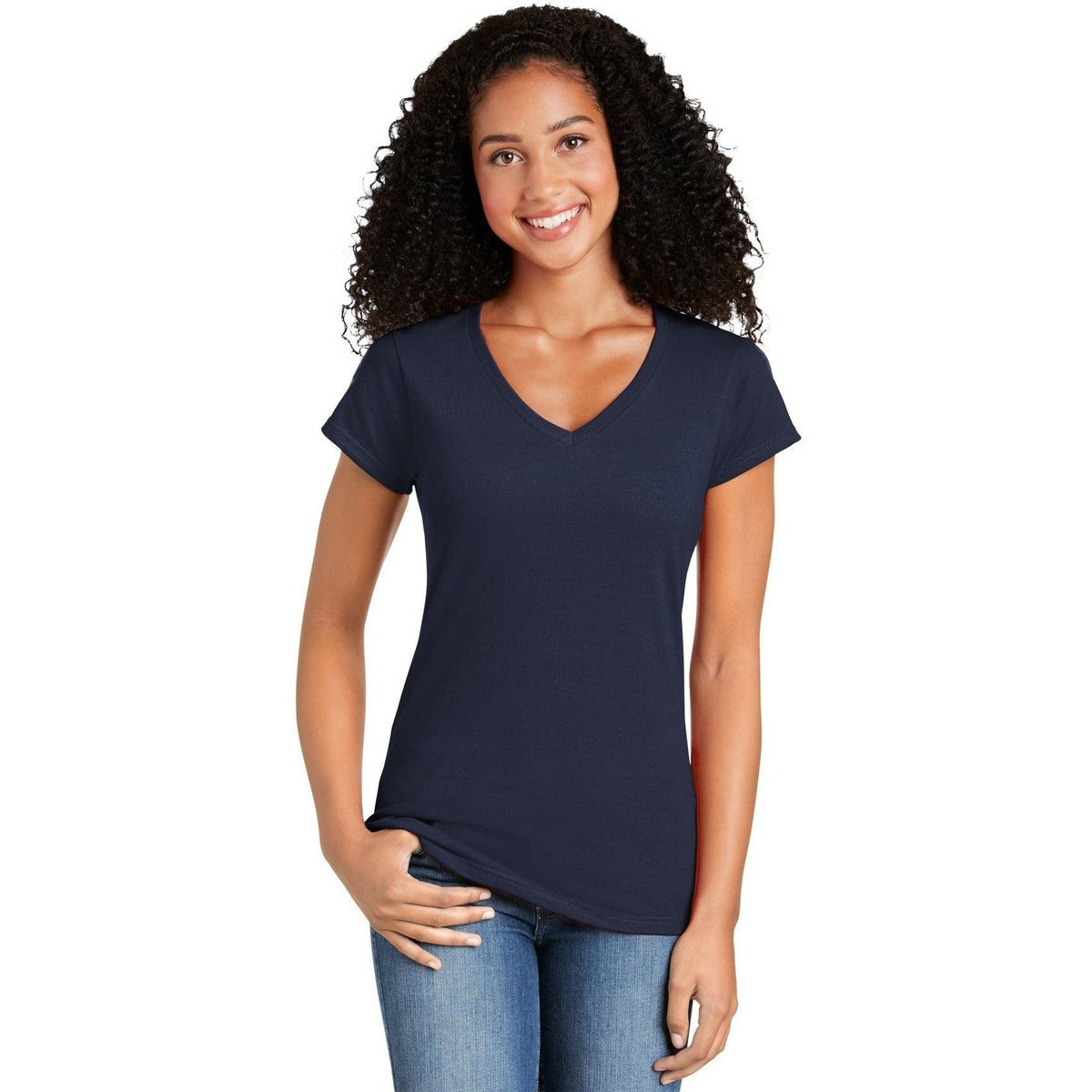 no-logo Gildan Softstyle Ladies Fit V-Neck T-Shirt-Regular-Gildan-Thread Logic