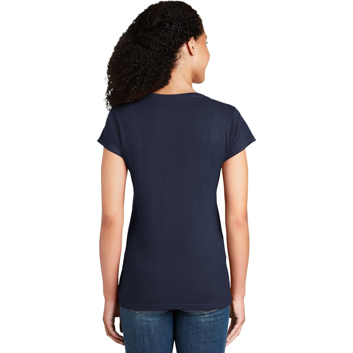 no-logo Gildan Softstyle Ladies Fit V-Neck T-Shirt-Regular-Gildan-Thread Logic