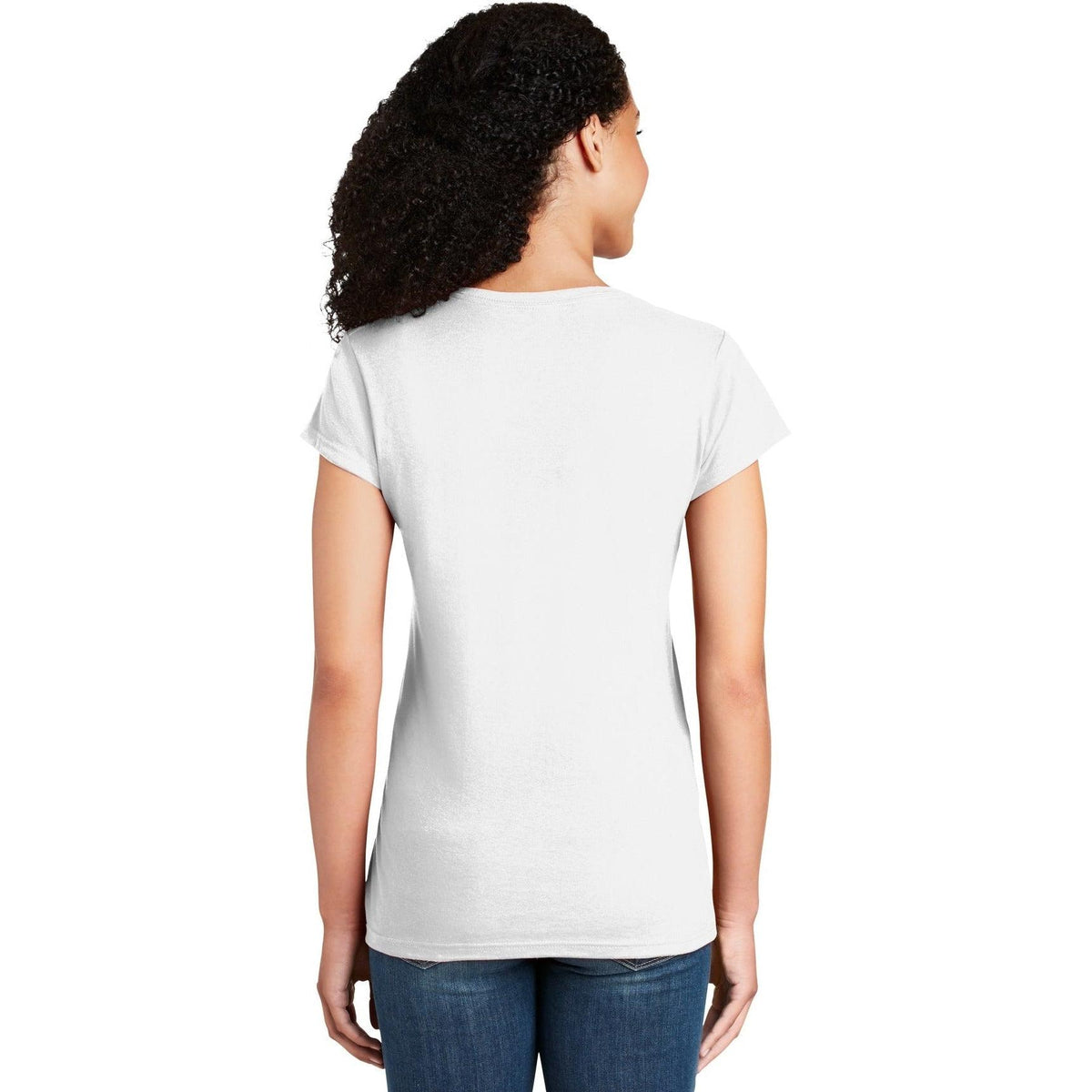 no-logo Gildan Softstyle Ladies Fit V-Neck T-Shirt-Regular-Gildan-Thread Logic