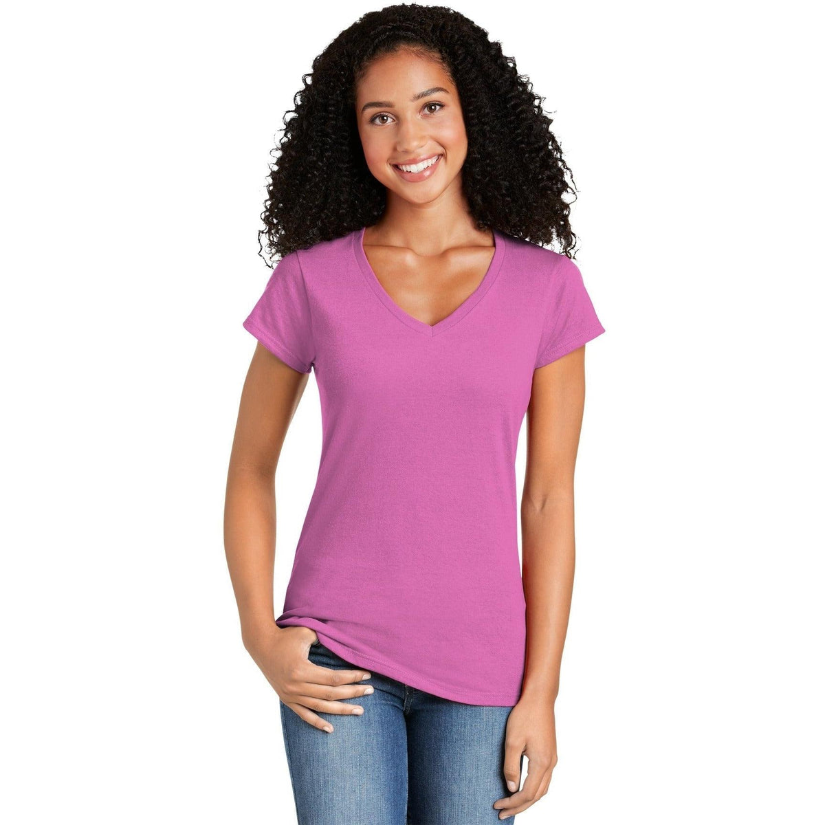 no-logo Gildan Softstyle Ladies Fit V-Neck T-Shirt-Regular-Gildan-Thread Logic