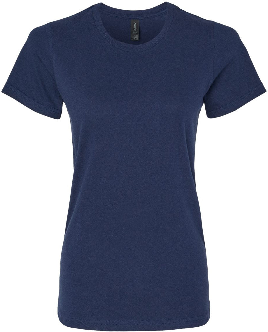 Gildan Softstyle Ladies Midweight T-Shirt-Apparel-Gildan-Navy-S-Thread Logic