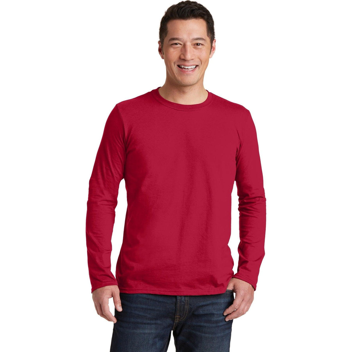 no-logo Gildan Softstyle Long Sleeve T-Shirt-Regular-Gildan-Thread Logic
