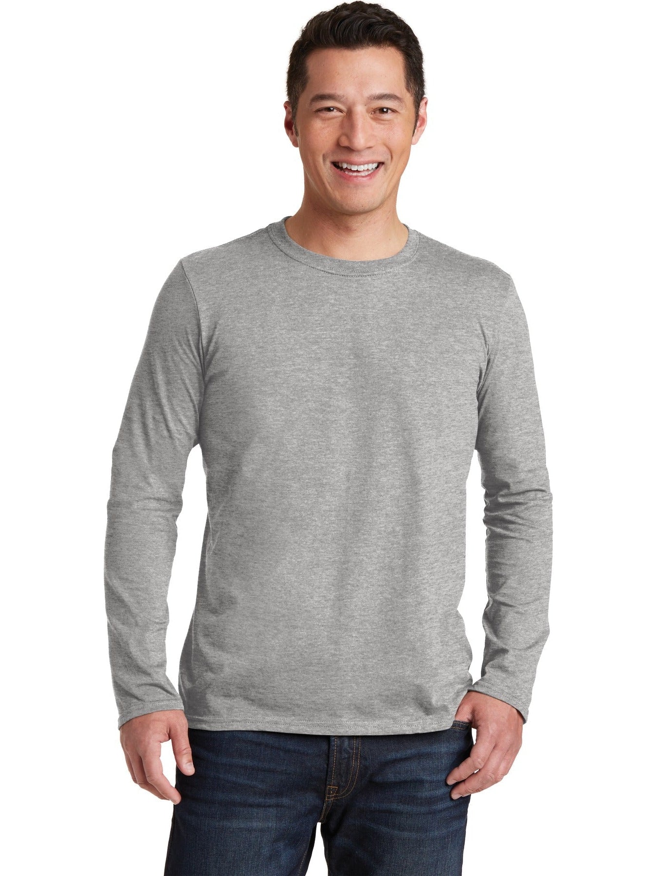no-logo Gildan Softstyle Long Sleeve T-Shirt-Regular-Gildan-Thread Logic