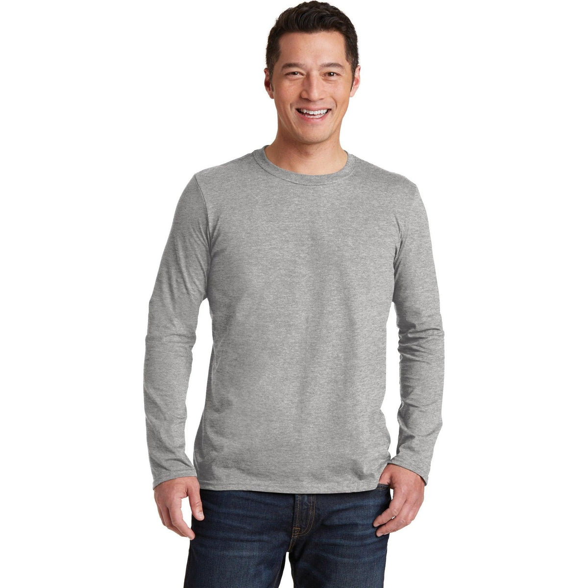 no-logo Gildan Softstyle Long Sleeve T-Shirt-Regular-Gildan-Thread Logic