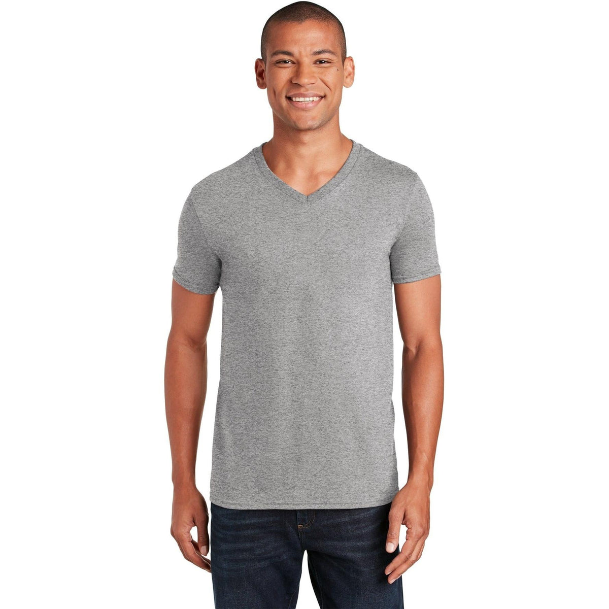 no-logo Gildan Softstyle V-Neck T-Shirt-Regular-Gildan-Thread Logic