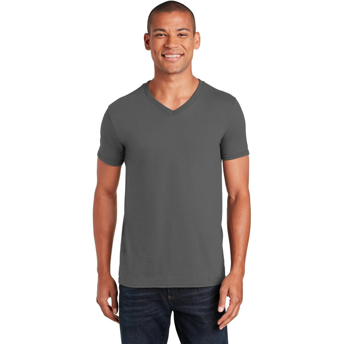 no-logo Gildan Softstyle V-Neck T-Shirt-Regular-Gildan-Thread Logic