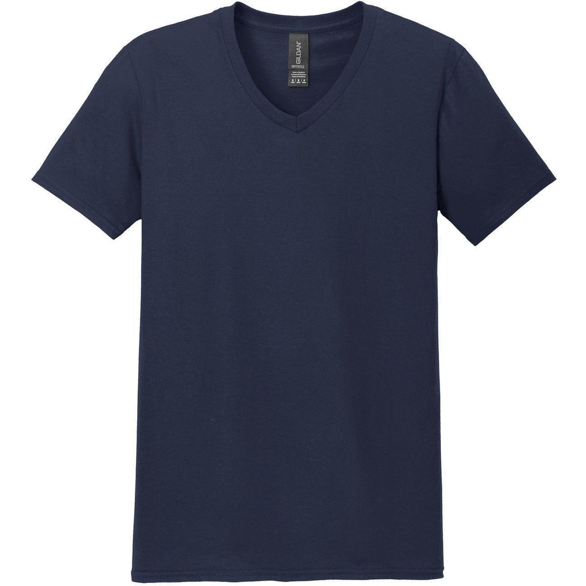 no-logo Gildan Softstyle V-Neck T-Shirt