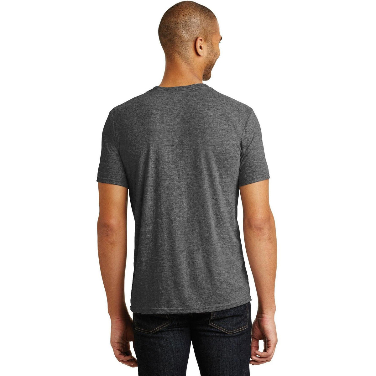no-logo Gildan Tri-Blend Tee-Regular-Gildan-Heather Dark Grey-S-Thread Logic