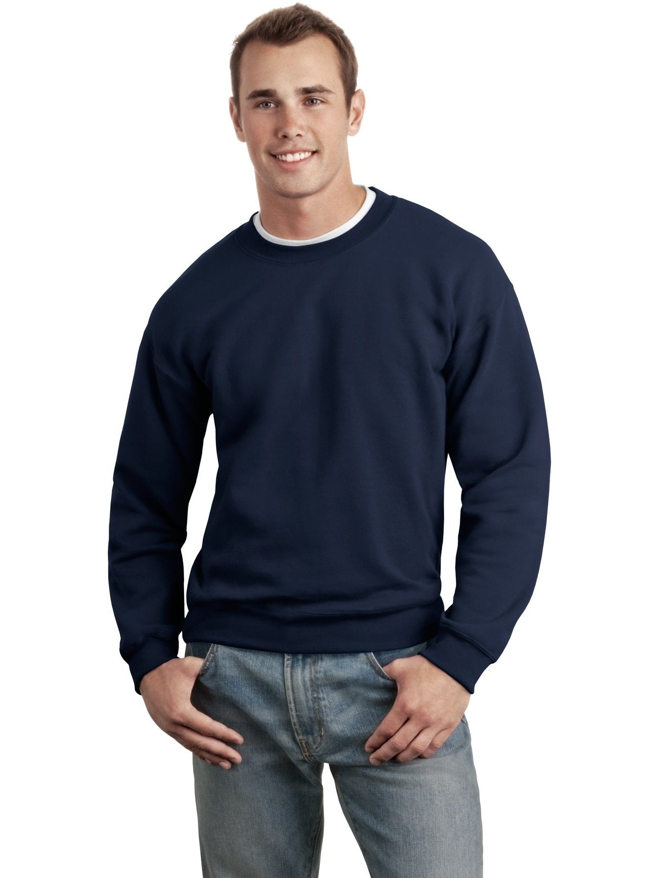 no-logo Gildan Ultra Blend Crewneck Sweatshirt-Regular-Gildan-Thread Logic