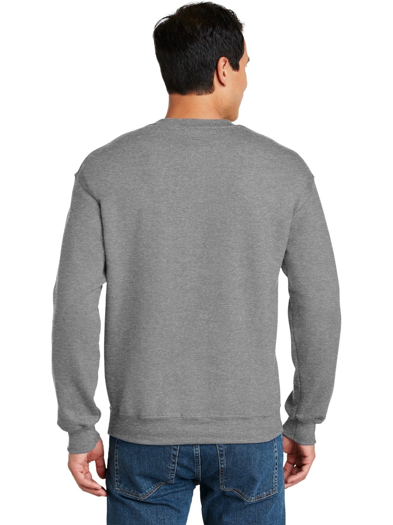 Gildan 12000 Crewneck Sweater with Custom Embroidery