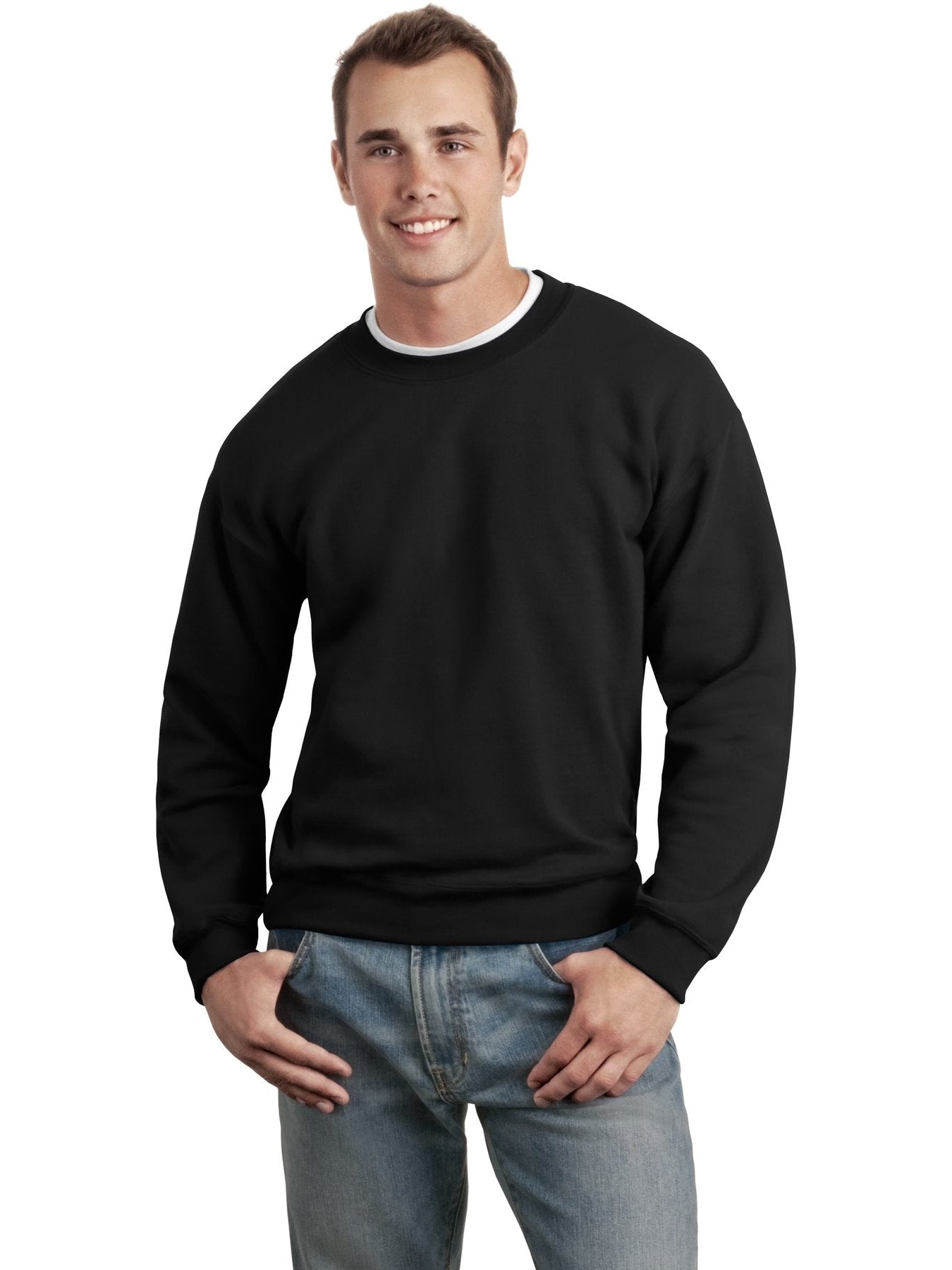 no-logo Gildan Ultra Blend Crewneck Sweatshirt-Regular-Gildan-Thread Logic