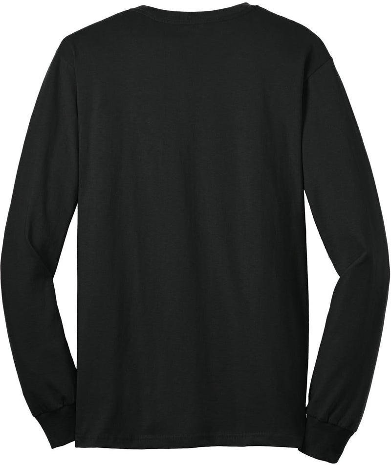 no-logo Gildan Ultra Cotton 100% Cotton Long Sleeve T-Shirt with Pocket-Regular-Gildan-Thread Logic