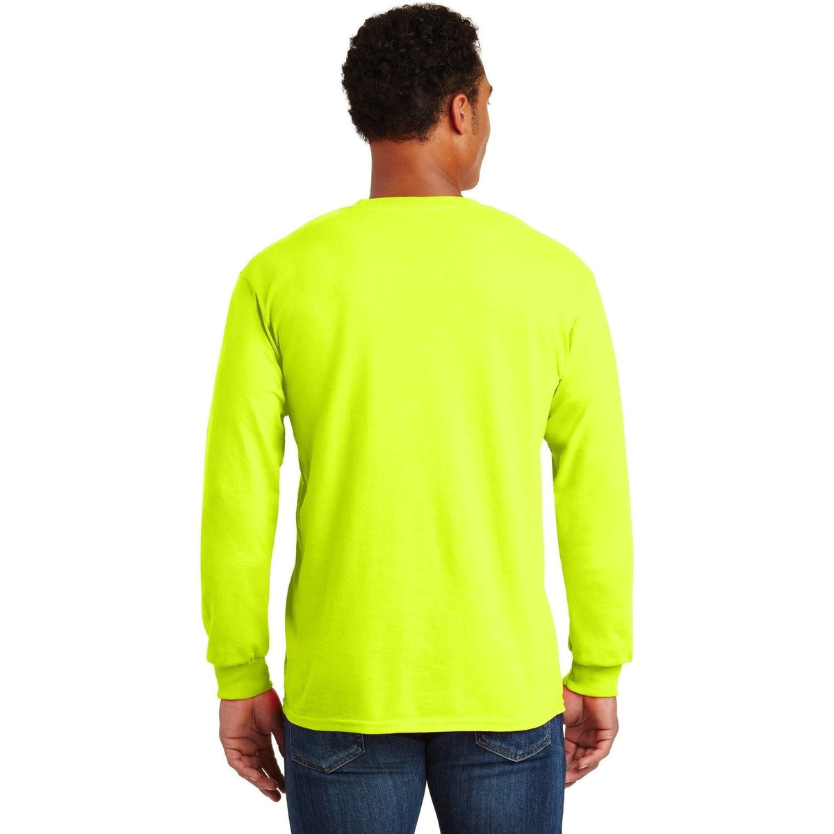 no-logo Gildan Ultra Cotton 100% Cotton Long Sleeve T-Shirt with Pocket-Regular-Gildan-Thread Logic