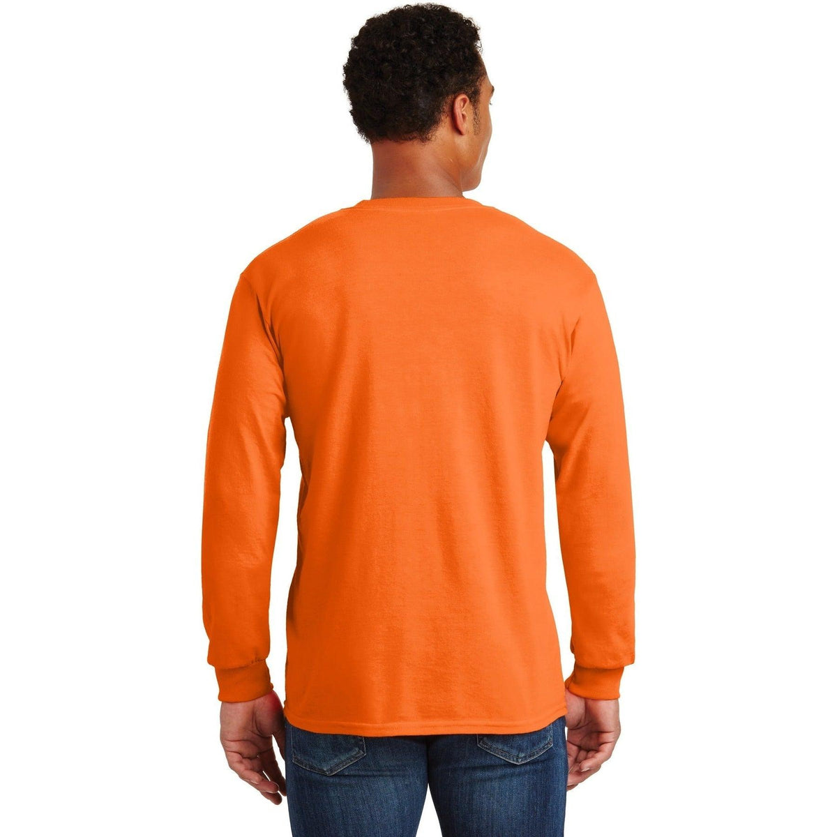 no-logo Gildan Ultra Cotton 100% Cotton Long Sleeve T-Shirt with Pocket-Regular-Gildan-Thread Logic