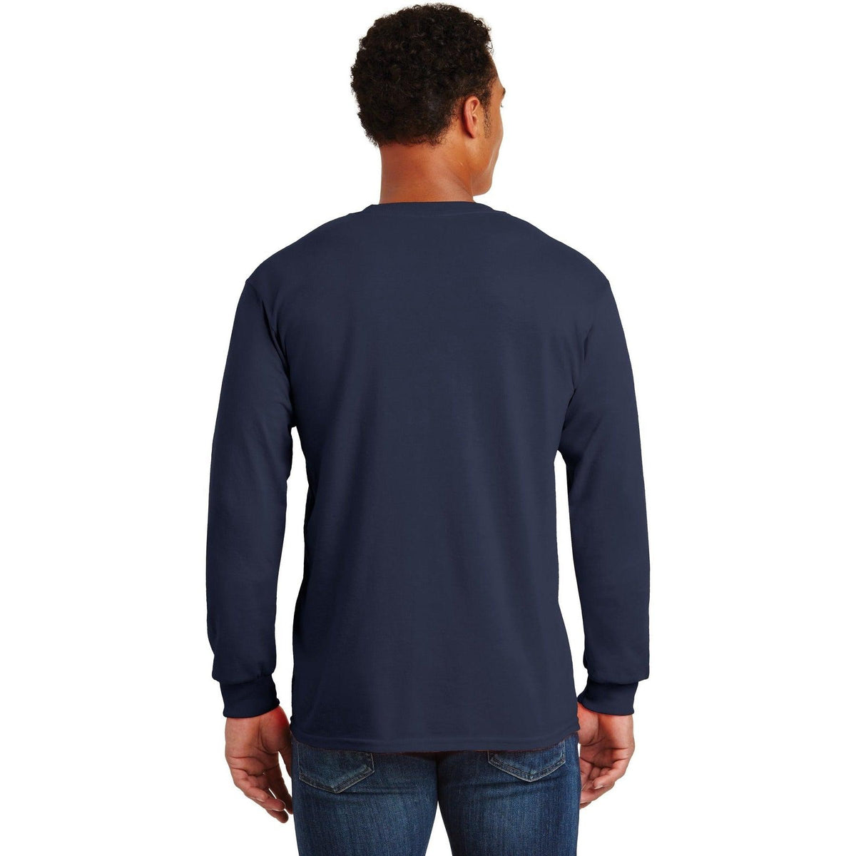 no-logo Gildan Ultra Cotton 100% Cotton Long Sleeve T-Shirt with Pocket-Regular-Gildan-Thread Logic