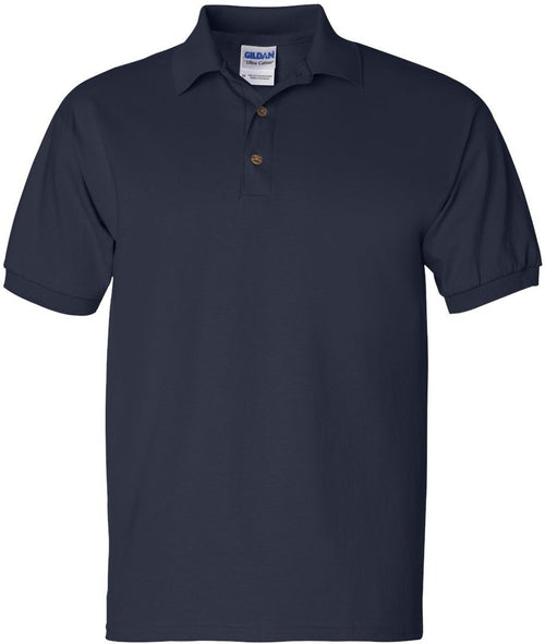 Gildan Ultra Cotton Jersey Polo Shirt-Men's Polos-Gildan-Navy-S-Thread Logic
