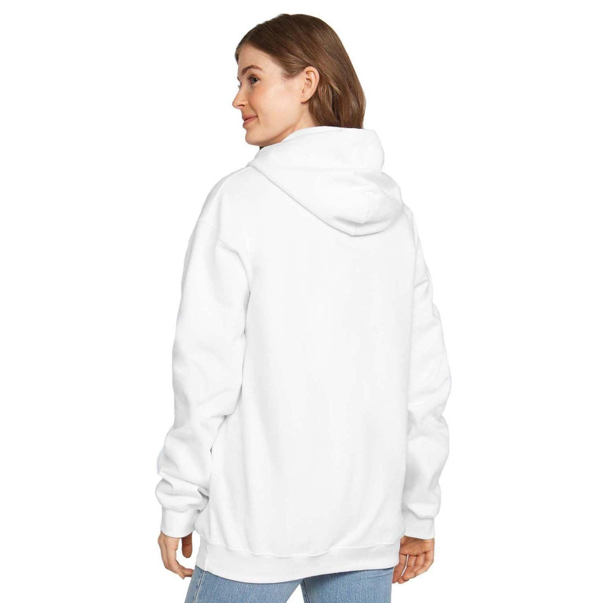 no-logo Gildan Unisex Softstyle Fleece Pullover Hooded Sweatshirt-Ladies Layering-Gildan-Thread Logic
