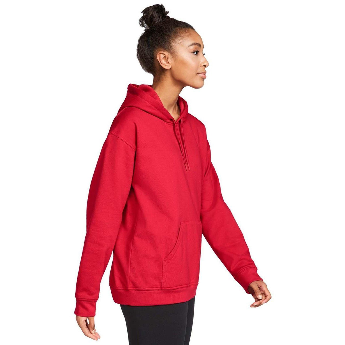 no-logo Gildan Unisex Softstyle Fleece Pullover Hooded Sweatshirt-Ladies Layering-Gildan-Thread Logic