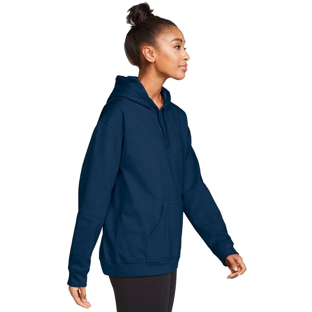 no-logo Gildan Unisex Softstyle Fleece Pullover Hooded Sweatshirt-Ladies Layering-Gildan-Thread Logic
