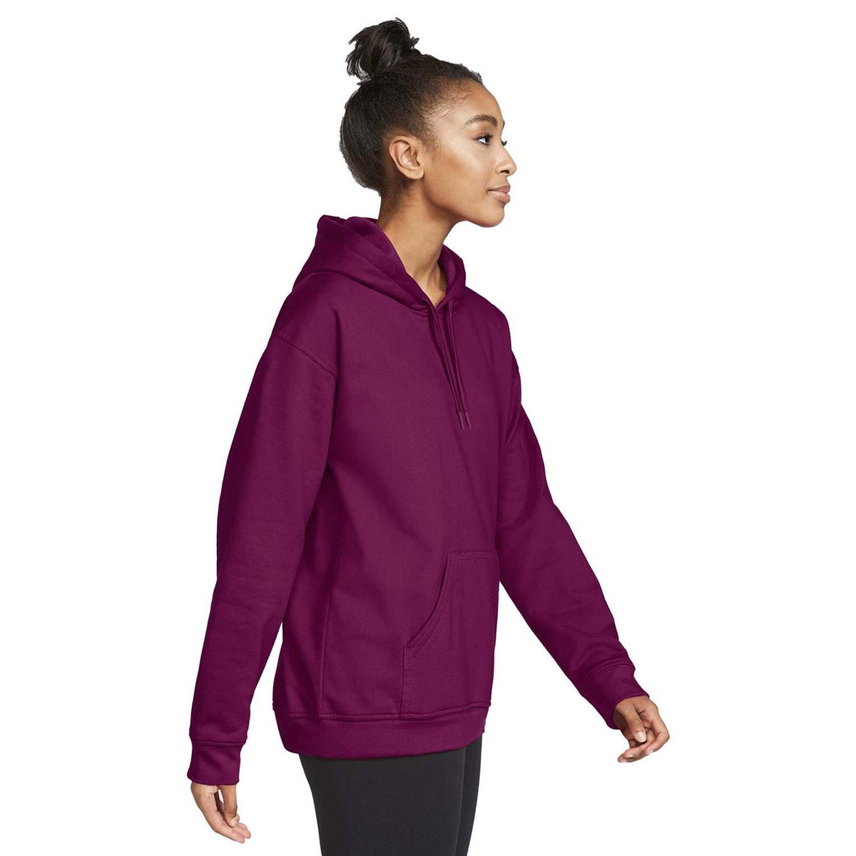 no-logo Gildan Unisex Softstyle Fleece Pullover Hooded Sweatshirt-Ladies Layering-Gildan-Thread Logic