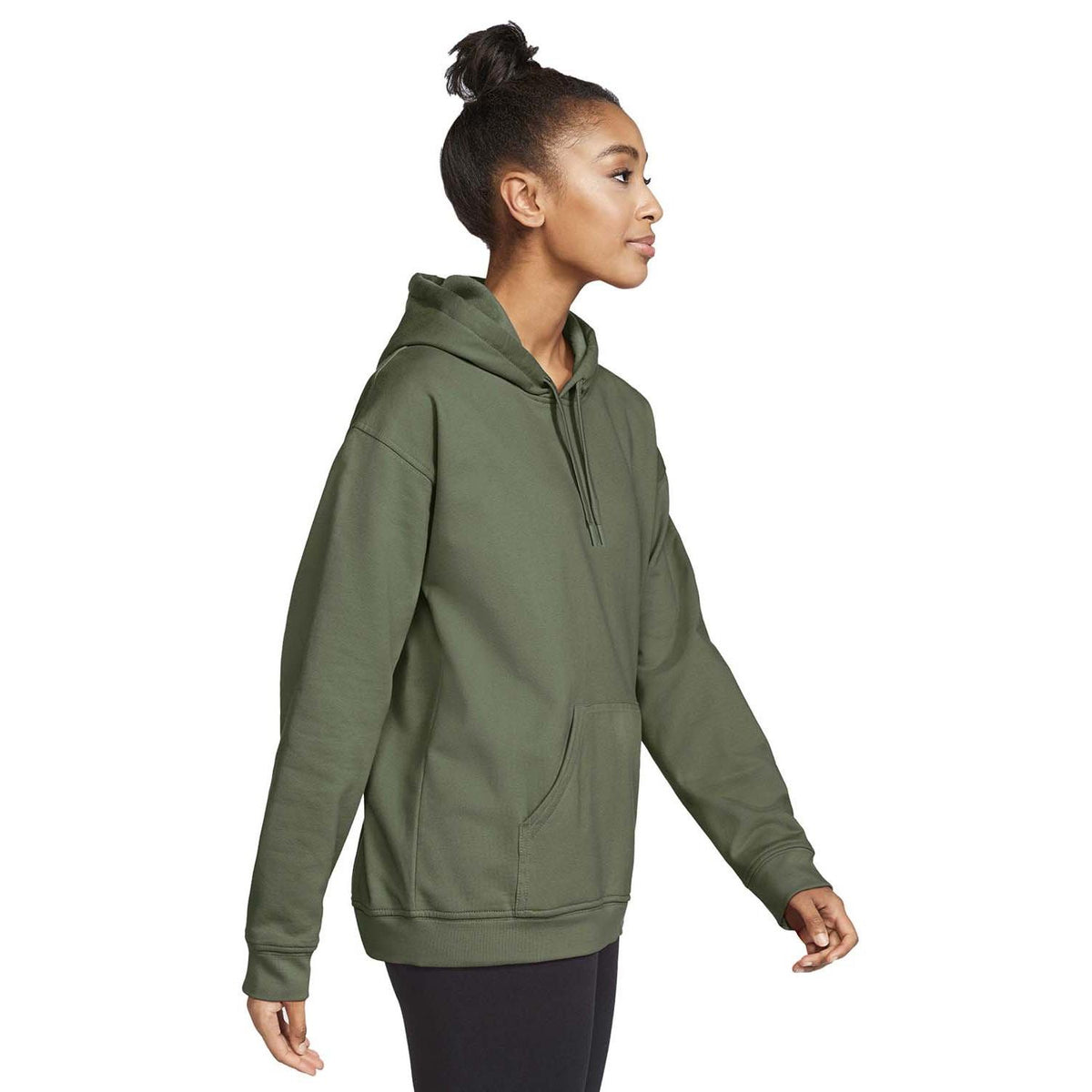 no-logo Gildan Unisex Softstyle Fleece Pullover Hooded Sweatshirt-Ladies Layering-Gildan-Thread Logic