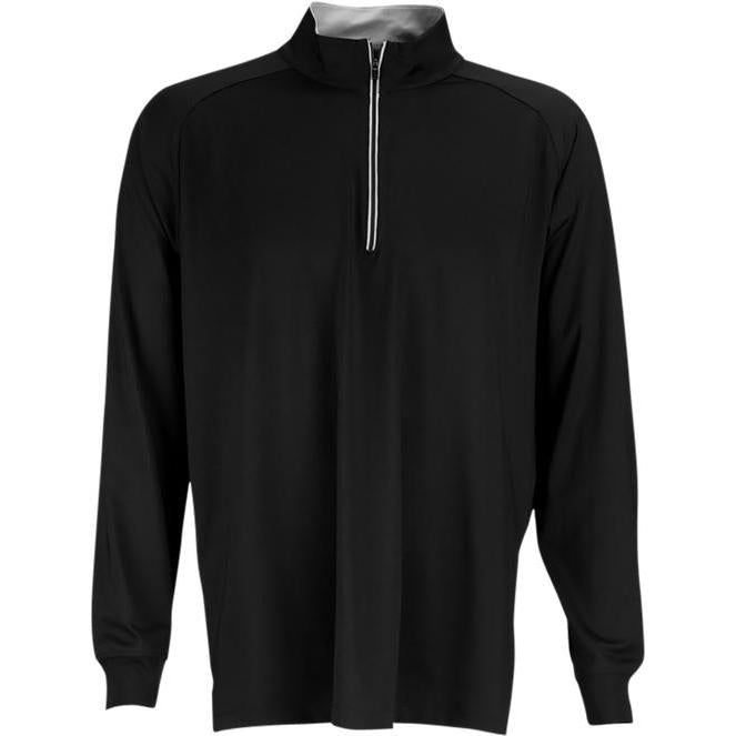 no-logo Greg Norman Play Dry ¼-Zip Performance Mock-Men's Layering-Thread Logic