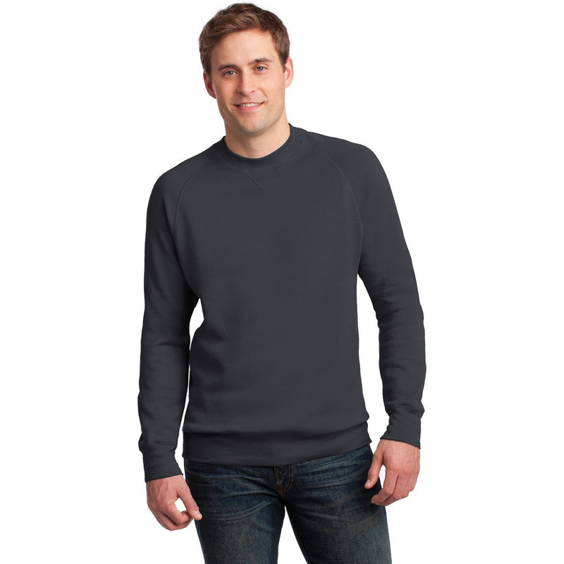 no-logo CLOSEOUT - Hanes Nano Crewneck Sweatshirt-Hanes-Vintage Black-S-Thread Logic