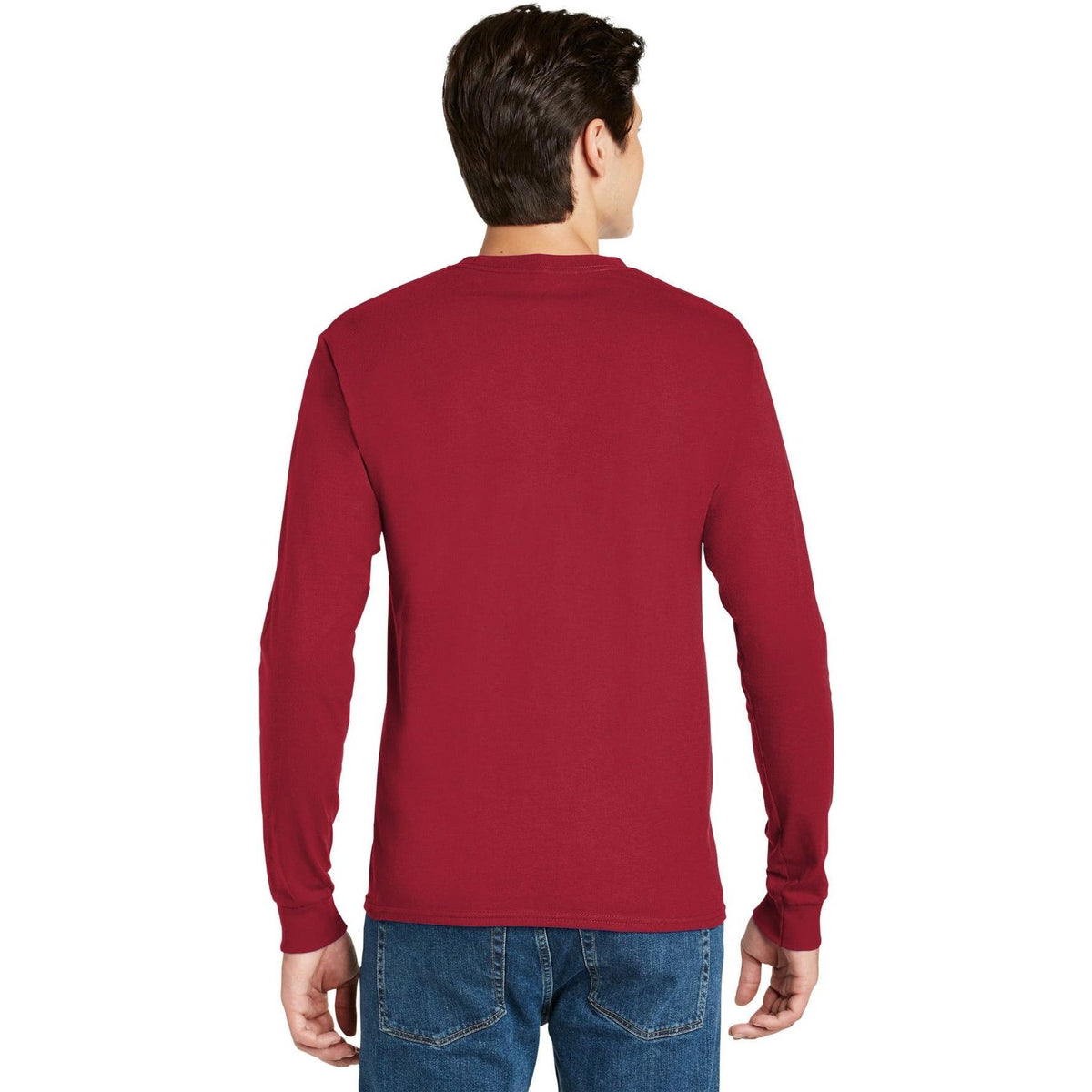 no-logo Hanes Authentic 100% Cotton Long Sleeve T-Shirt-Regular-Hanes-Thread Logic