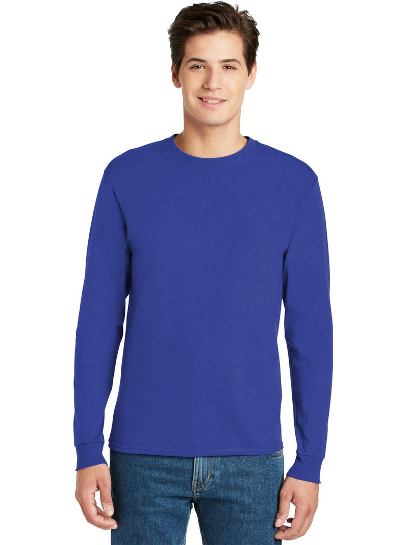 Hanes Men's Explorer Graphic Long Sleeve 100% Cotton T-Shirt