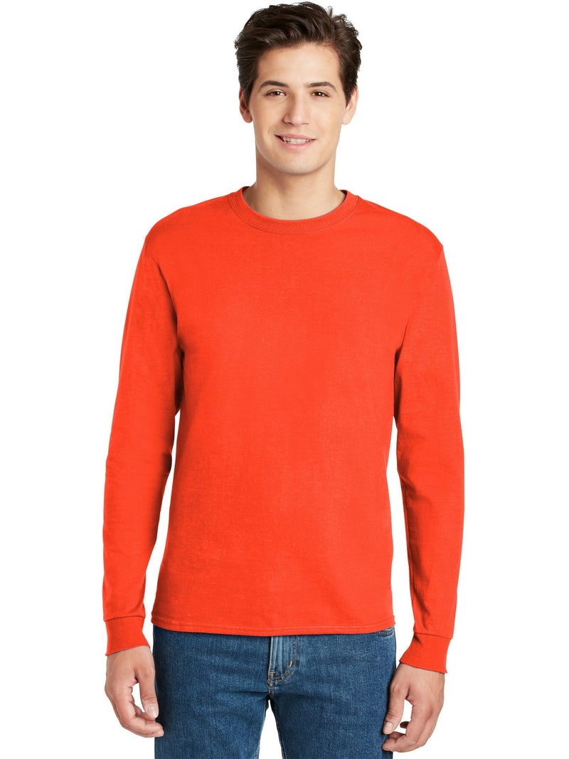 no-logo Hanes Authentic 100% Cotton Long Sleeve T-Shirt-Regular-Hanes-Thread Logic