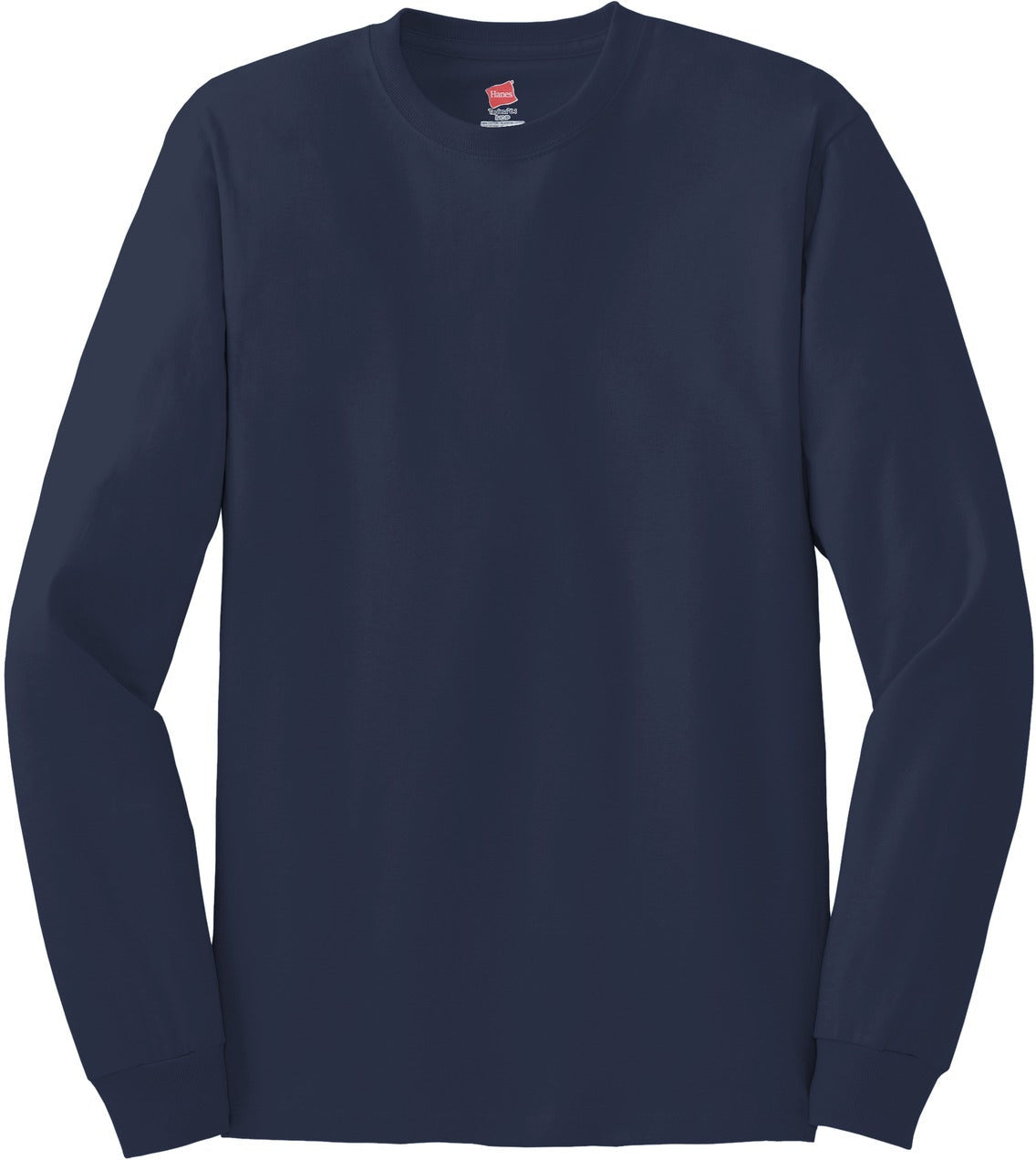 Hanes Authentic 100% Cotton Long Sleeve T-Shirt