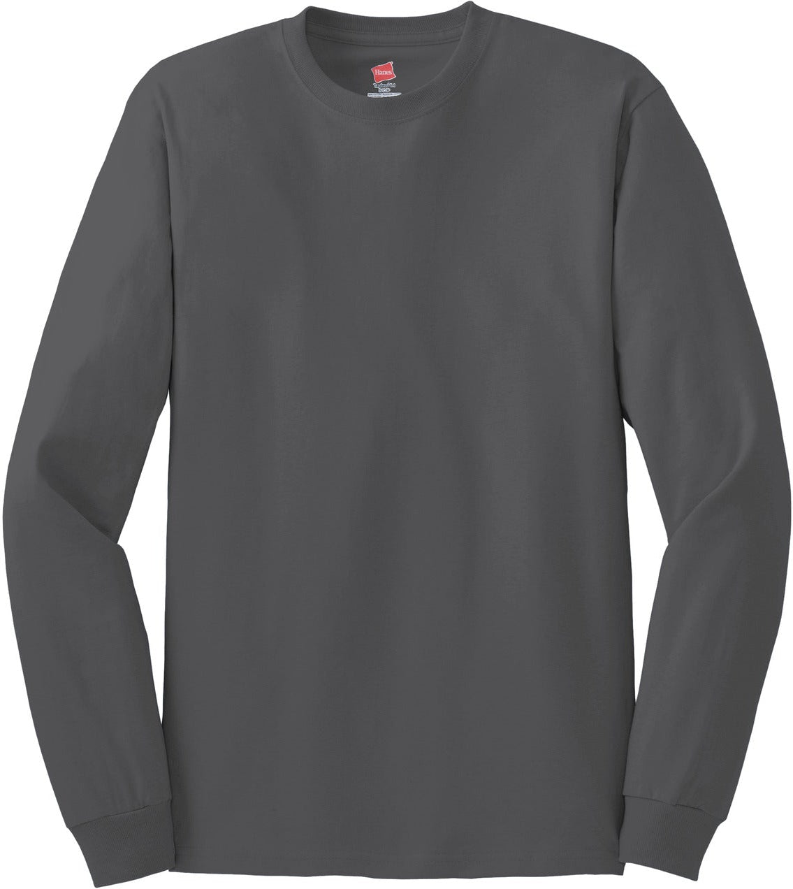 Hanes Authentic 100% Cotton Long Sleeve T-Shirt