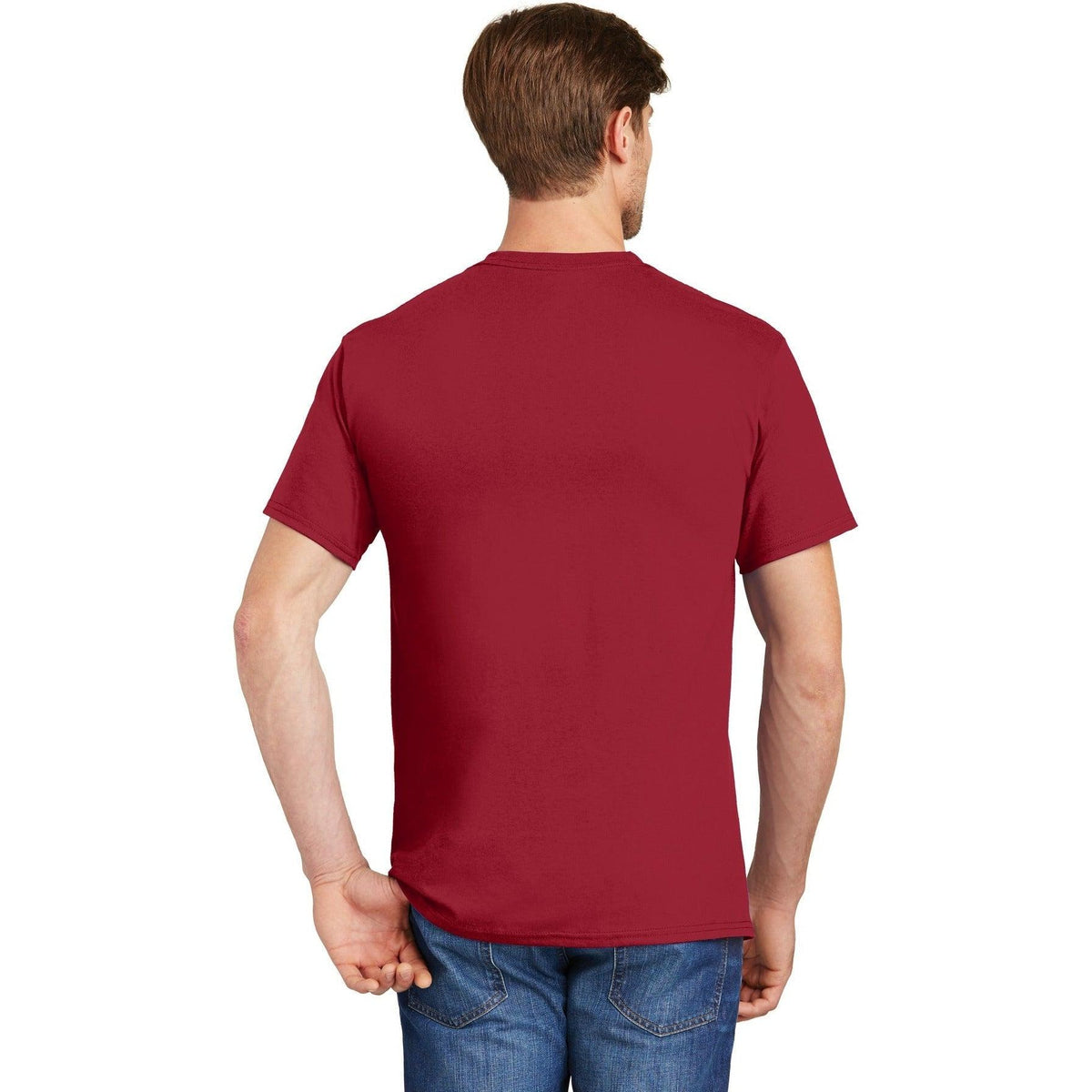 no-logo Hanes Authentic Cotton T-Shirt with Pocket-Polos-Hanes-Thread Logic