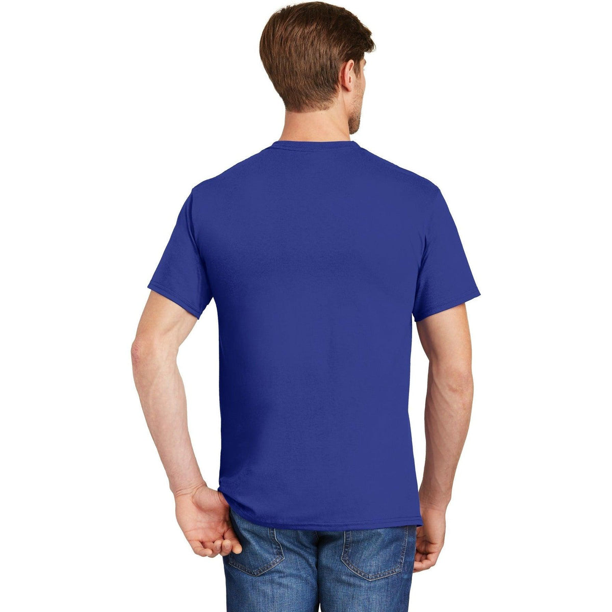 no-logo Hanes Authentic Cotton T-Shirt with Pocket-Polos-Hanes-Thread Logic
