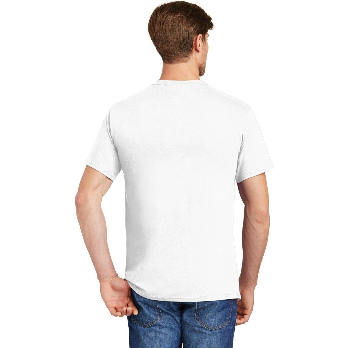 no-logo Hanes Authentic Cotton T-Shirt with Pocket-Polos-Hanes-Thread Logic