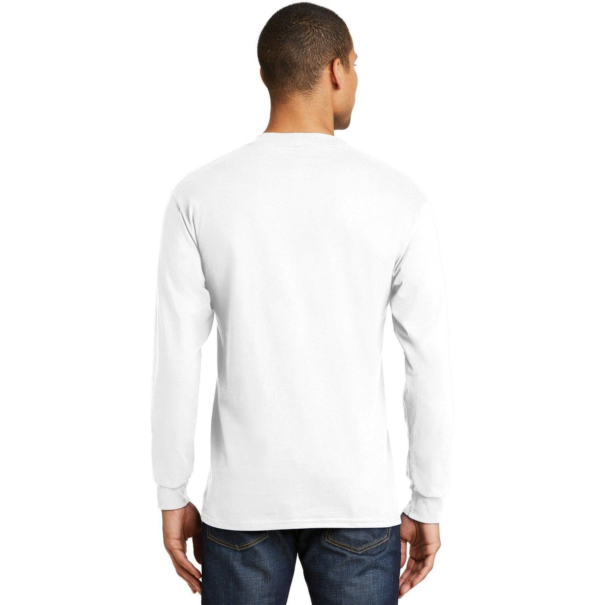 no-logo Hanes Beefy Long Sleeve Cotton T-Shirt-Regular-Hanes-Thread Logic