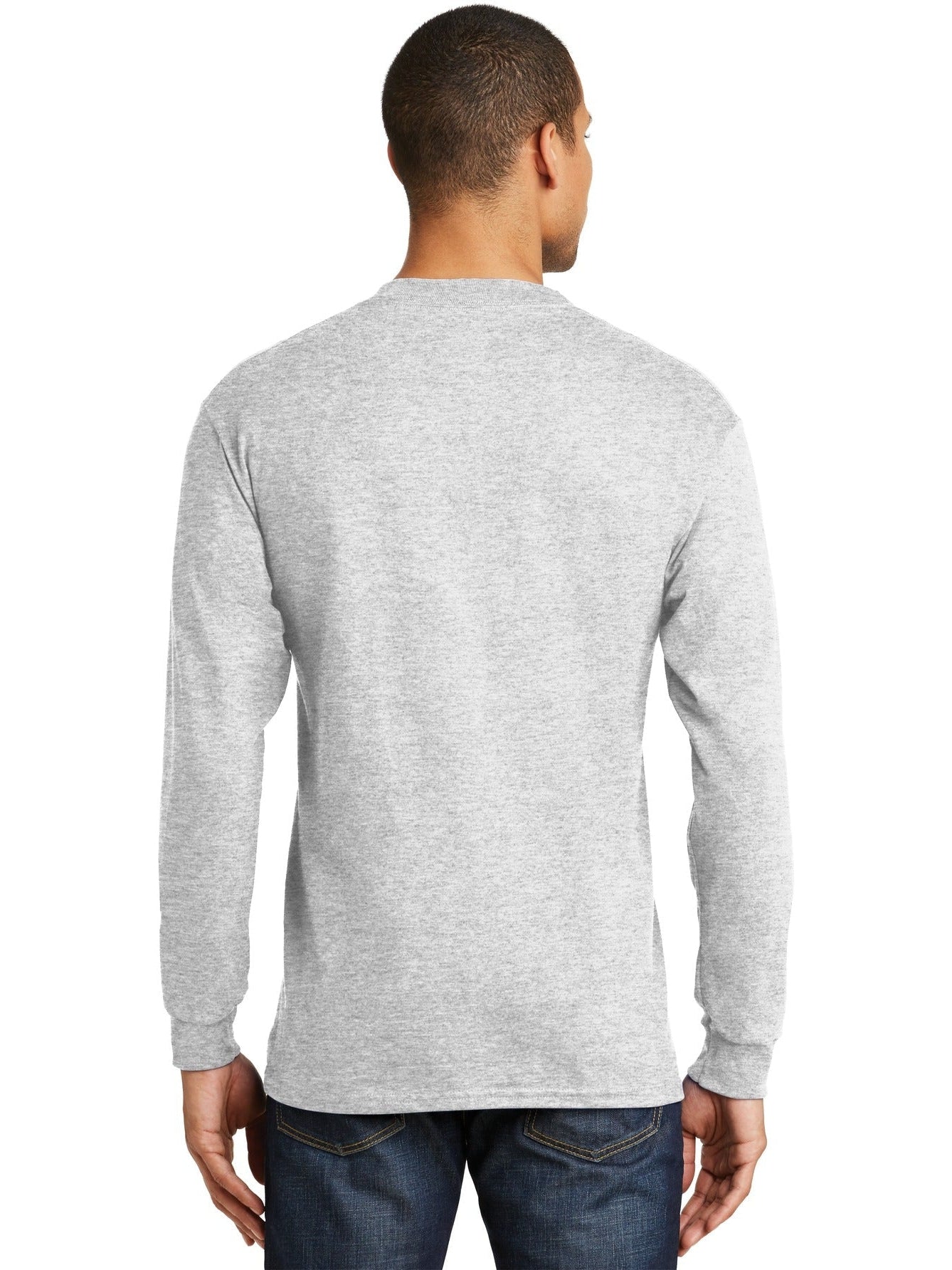 no-logo Hanes Beefy Long Sleeve Cotton T-Shirt-Regular-Hanes-Thread Logic