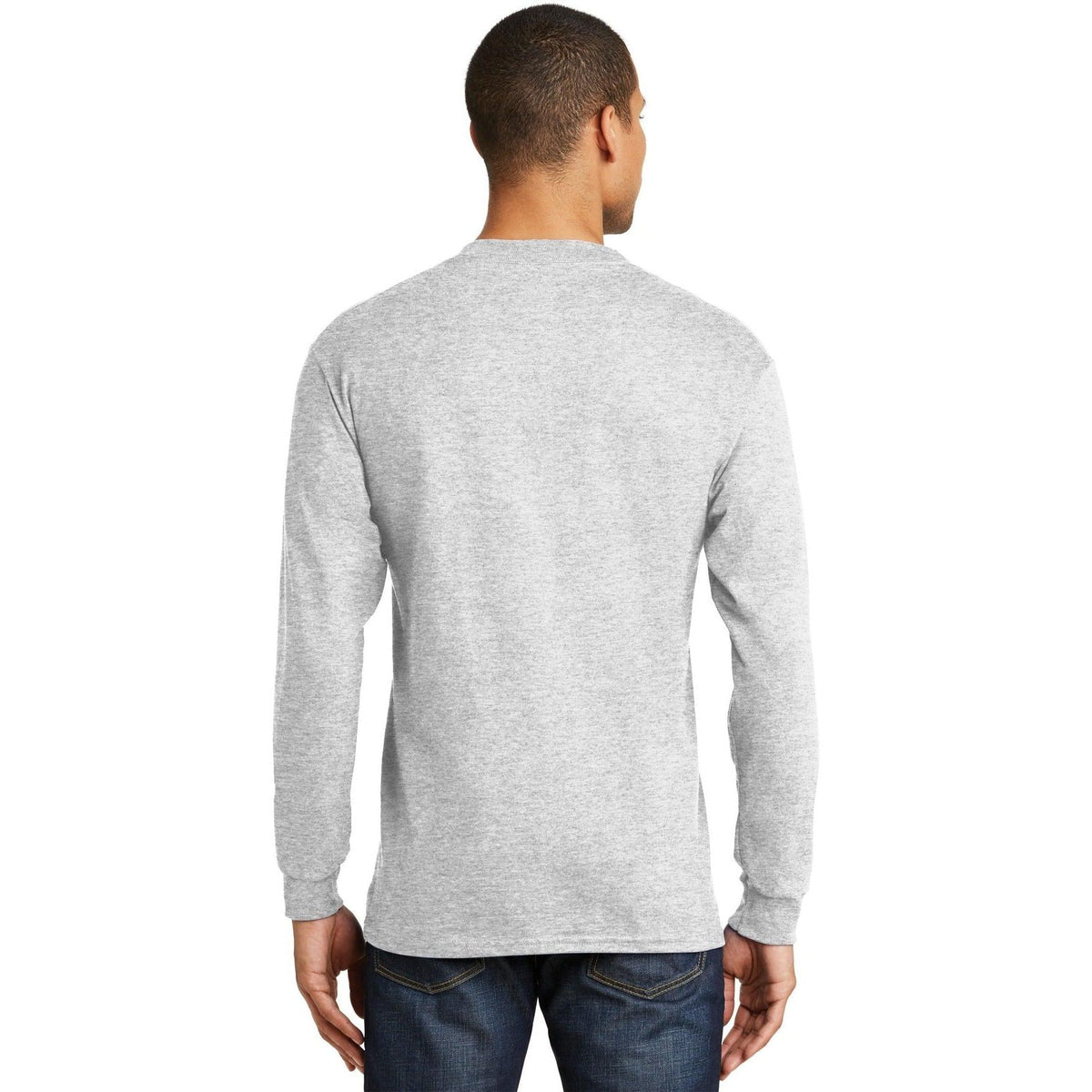no-logo Hanes Beefy Long Sleeve Cotton T-Shirt-Regular-Hanes-Thread Logic