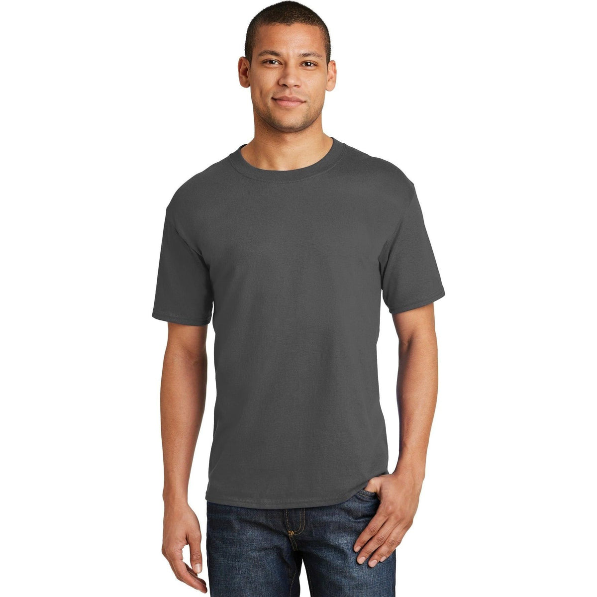 no-logo Hanes Beefy-T 100% Cotton T-Shirt-Polos-Hanes-Thread Logic