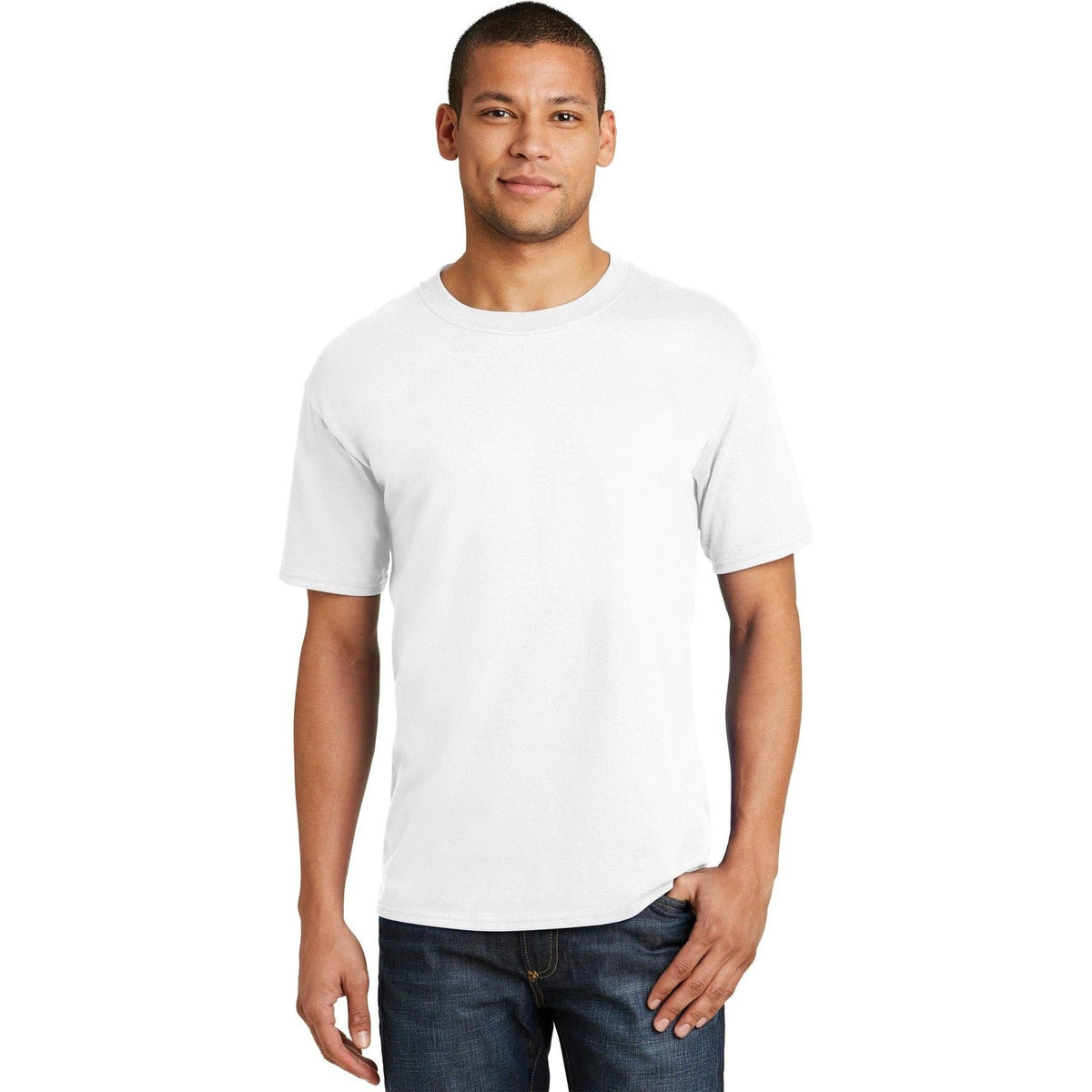 no-logo Hanes Beefy-T 100% Cotton T-Shirt-Polos-Hanes-Thread Logic