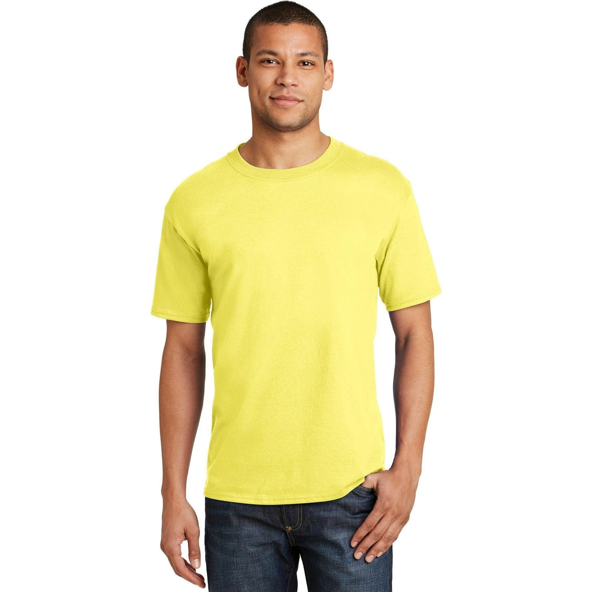 no-logo Hanes Beefy-T 100% Cotton T-Shirt-Polos-Hanes-Thread Logic