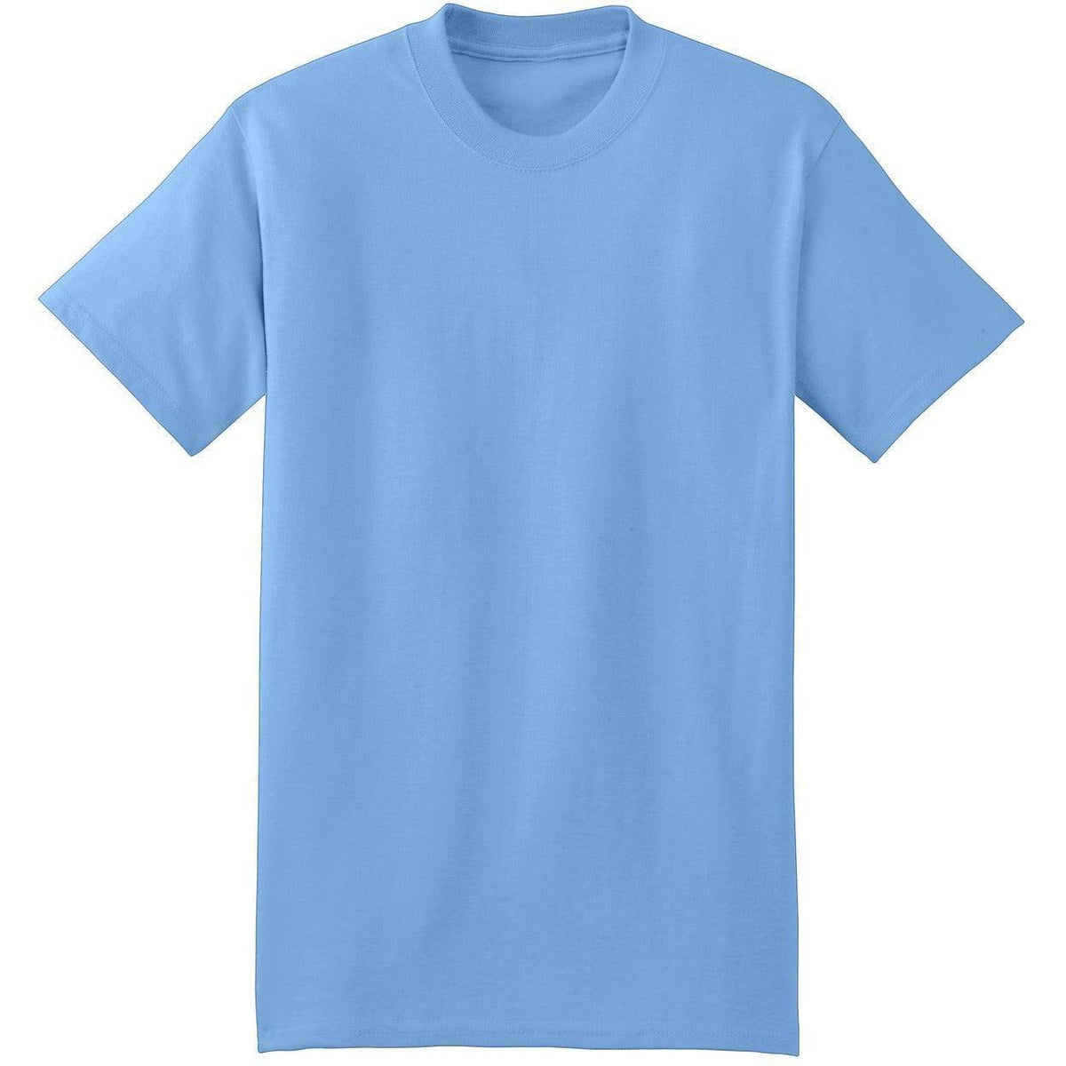 no-logo Hanes Beefy-T 100% Cotton T-Shirt-Polos-Hanes-Carolina Blue-S-Thread Logic