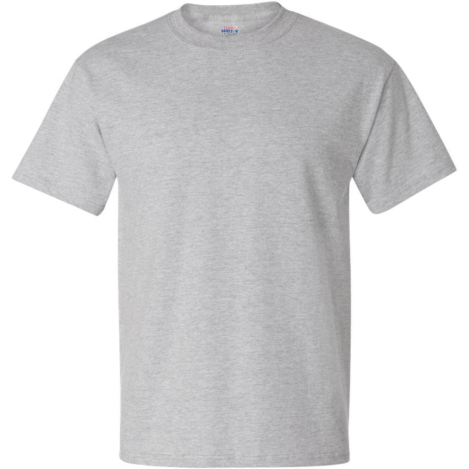no-logo Hanes Beefy-T Tall Short Sleeve T-Shirt-Polos-Hanes-Light Steel-LT-Thread Logic
