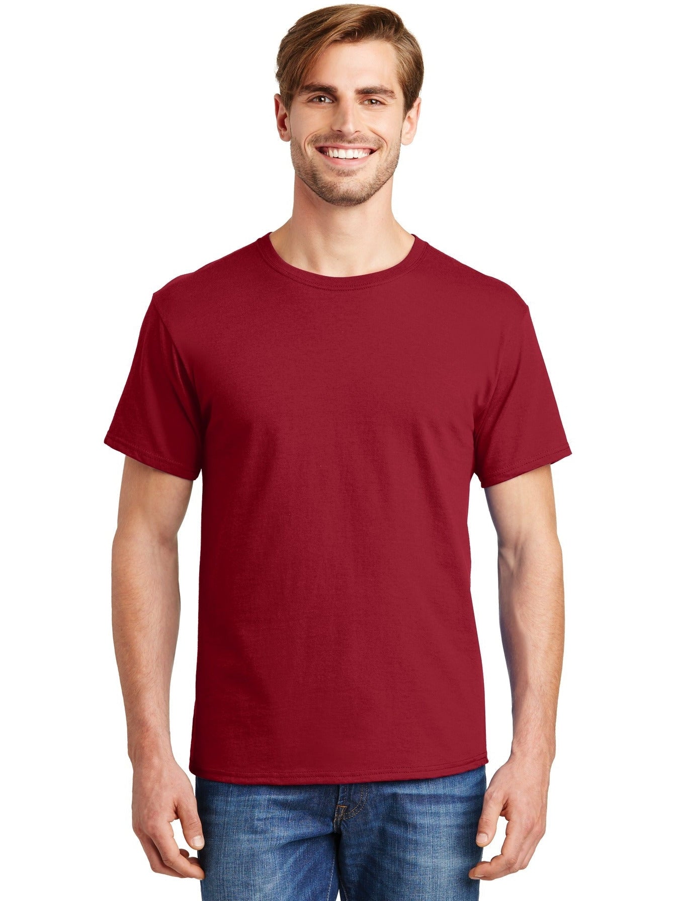 no-logo Hanes ComfortSoft 100% Cotton T-Shirt-Regular-Hanes-Thread Logic