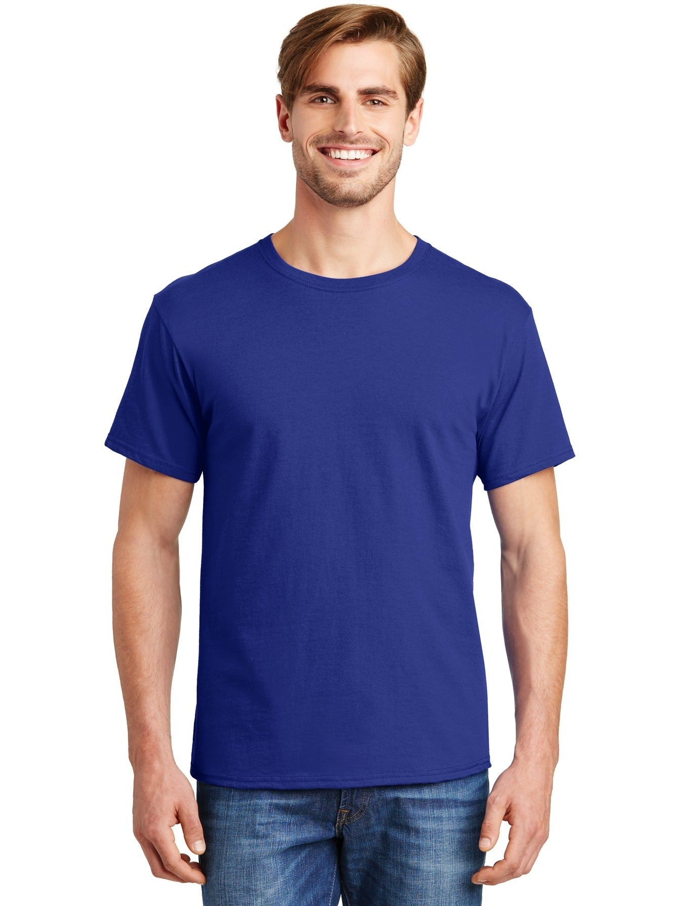 no-logo Hanes ComfortSoft 100% Cotton T-Shirt-Regular-Hanes-Thread Logic