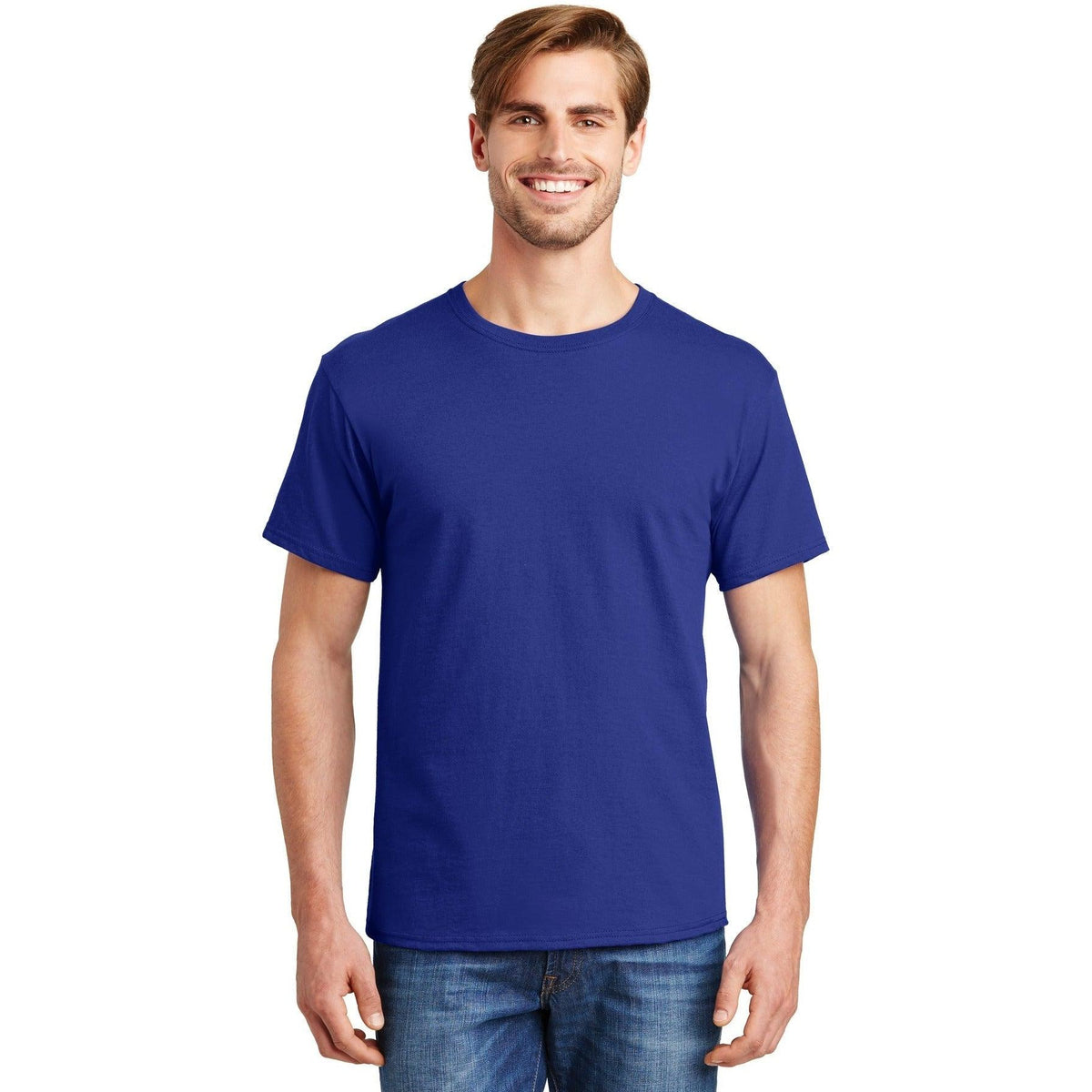 no-logo Hanes ComfortSoft 100% Cotton T-Shirt-Regular-Hanes-Thread Logic