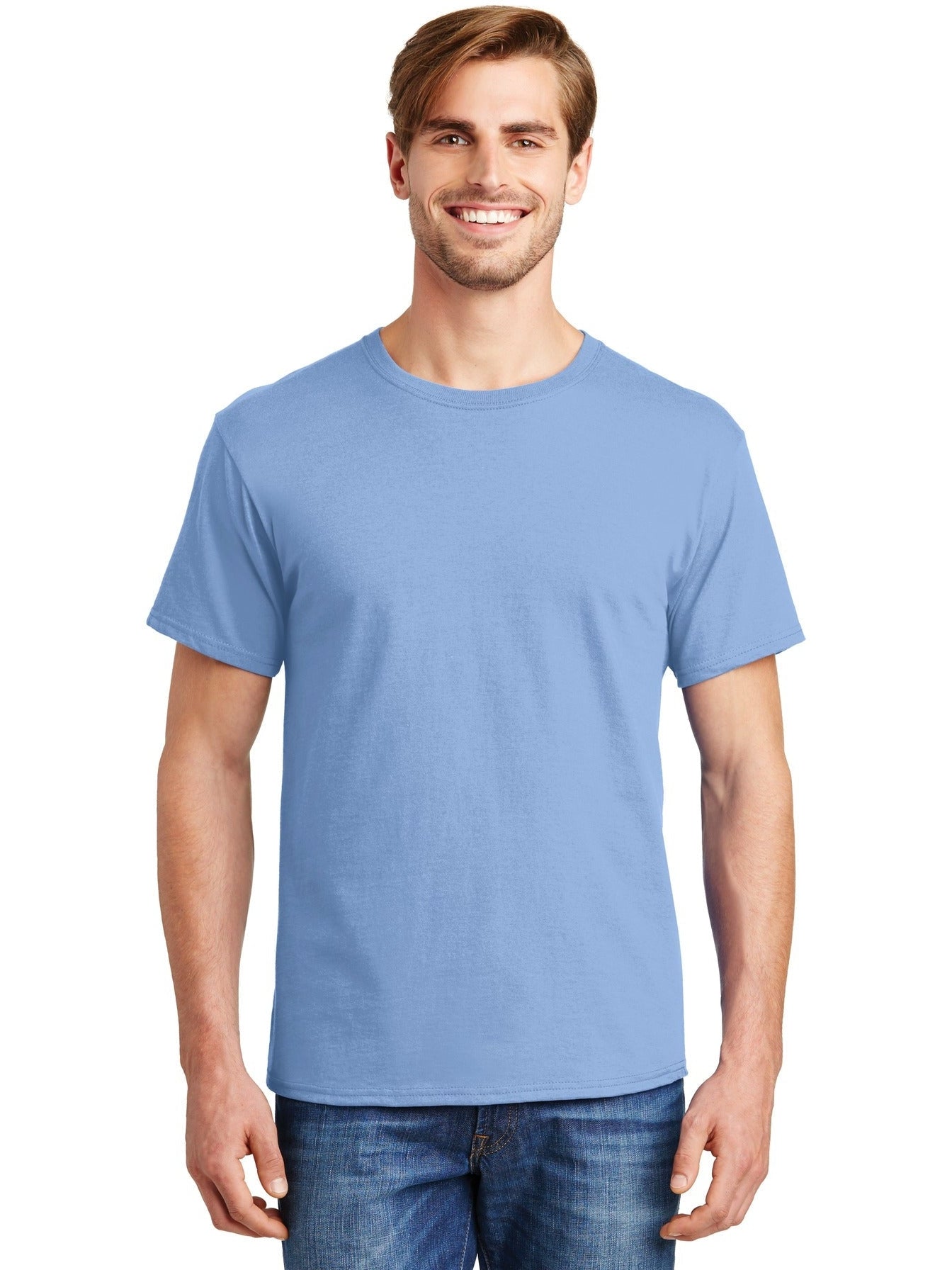 no-logo Hanes ComfortSoft 100% Cotton T-Shirt-Regular-Hanes-Thread Logic