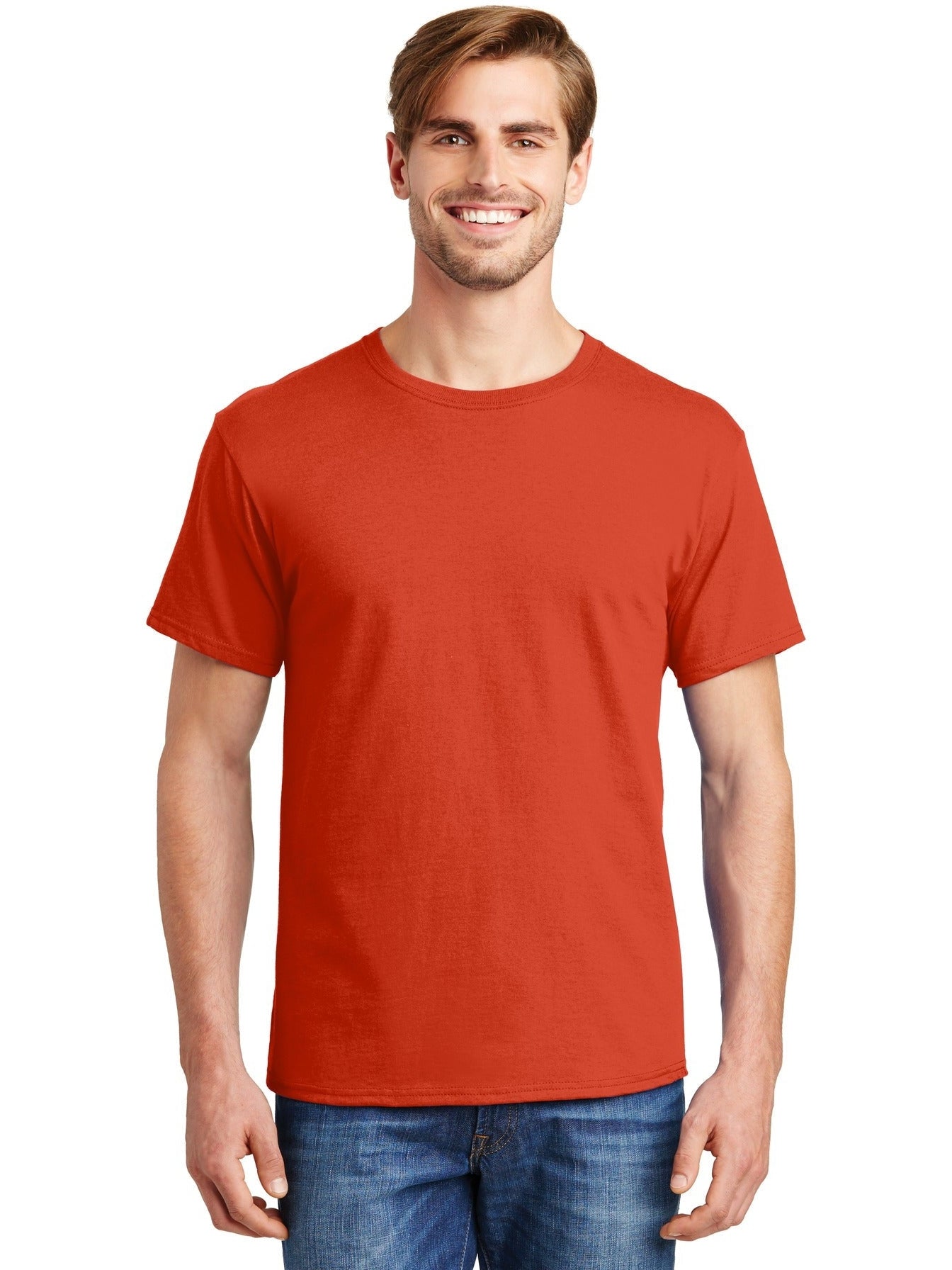 no-logo Hanes ComfortSoft 100% Cotton T-Shirt-Regular-Hanes-Thread Logic