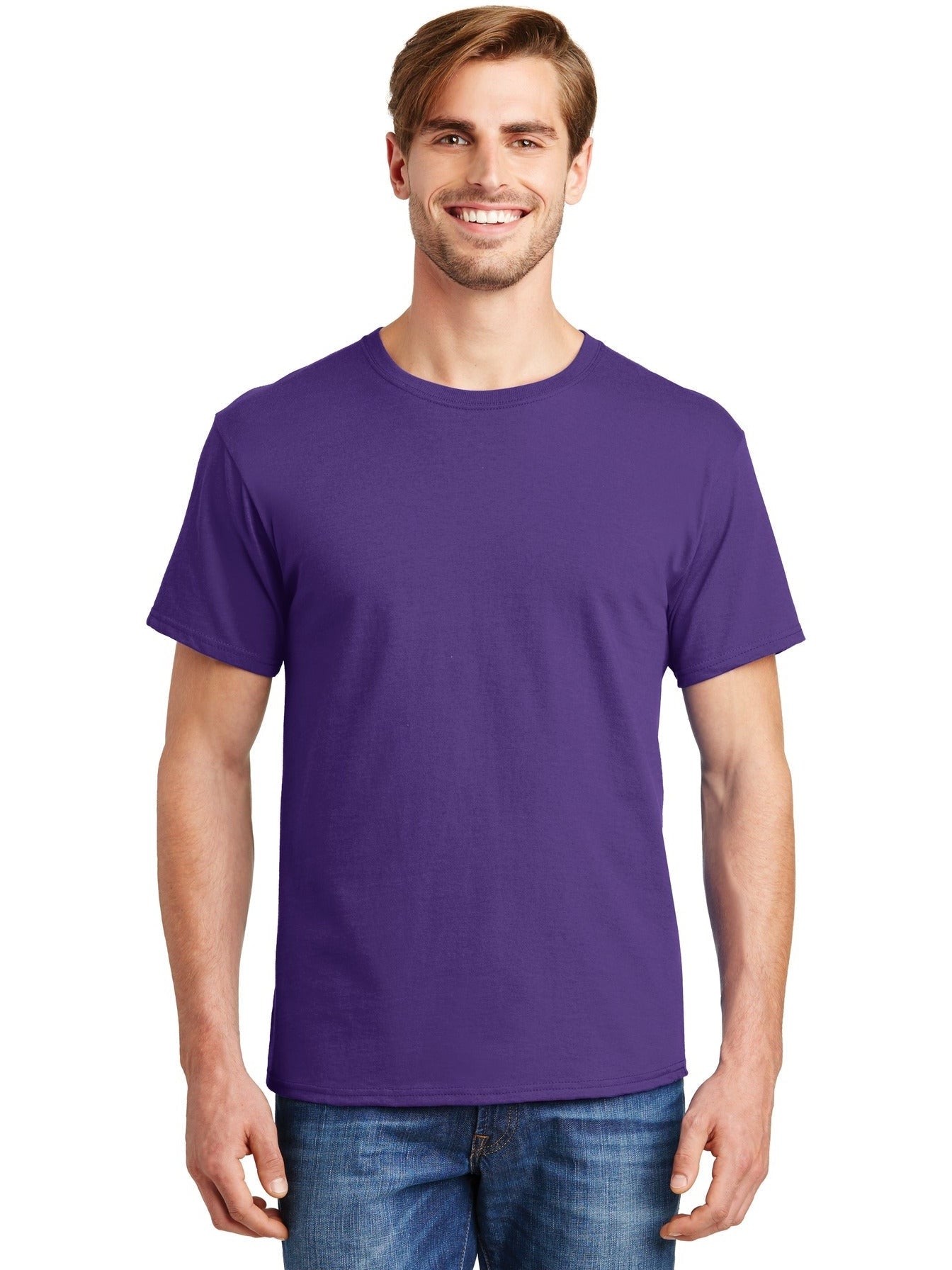 no-logo Hanes ComfortSoft 100% Cotton T-Shirt-Regular-Hanes-Thread Logic